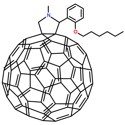 2'H-[5,6]Fullereno-C60-Ih-[1,9-c]pyrrole, 2'-[2-(hexyloxy)phenyl]-1',5'-dihydro-1'-methyl- 