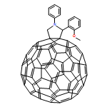 2'H-[5,6]Fullereno-C60-Ih-[1,9-c]pyrrole, 1',5'-dihydro-2'-(2-methoxyphenyl)-1'-phenyl- 