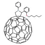 2'H-[5,6]Fullereno-C60-Ih-[1,9-c]pyrrole, 2'-[2-(hexyloxy)phenyl]-1',5'-dihydro-1'-phenyl- 