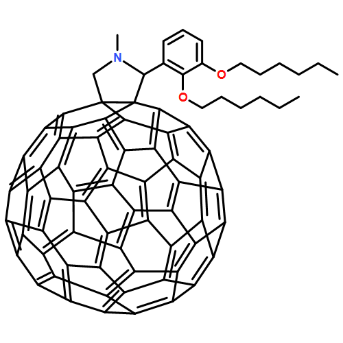 2'H-[5,6]Fullereno-C60-Ih-[1,9-c]pyrrole, 2'-[2,3-bis(hexyloxy)phenyl]-1',5'-dihydro-1'-methyl- 