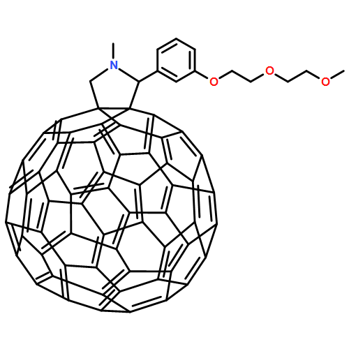 2'H-[5,6]Fullereno-C60-Ih-[1,9-c]pyrrole, 1',5'-dihydro-2'-[3-[2-(2-methoxyethoxy)ethoxy]phenyl]-1'-methyl- 
