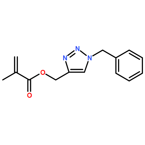 2-Propenoic acid, 2-methyl-, [1-(phenylmethyl)-1H-1,2,3-triazol-4-yl]methyl ester 