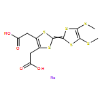 1,3-Dithiole-4,5-diacetic acid, 2-[4,5-bis(methylthio)-1,3-dithiol-2-ylidene]-, sodium salt (1:2) 
