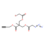 Propanoic acid, 3-[(2-azidoacetyl)oxy]-2-[[(2-bromoacetyl)oxy]methyl]-2-methyl-, 2-propyn-1-yl ester 