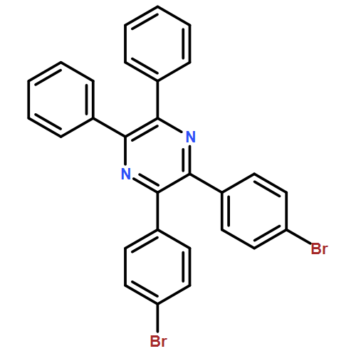 Pyrazine, 2,3-bis(4-bromophenyl)-5,6-diphenyl- 