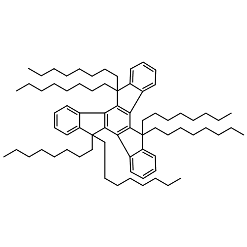 5H-Tribenzo[a,f,k]trindene, 10,15-dihydro-5,5,10,10,15,15-hexaoctyl- 