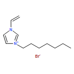 1H-Imidazolium, 3-ethenyl-1-heptyl-, bromide (1:1) 