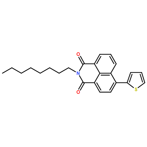 1H-Benz[de]isoquinoline-1,3(2H)-dione, 2-octyl-6-(2-thienyl)- 
