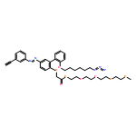 Acetic acid, 2-[[2'-[(6-azidohexyl)oxy]-5-[2-(3-ethynylphenyl)diazenyl][1,1'-biphenyl]-2-yl]oxy]-, 3,6,9,12-tetraoxatridec-1-yl ester 