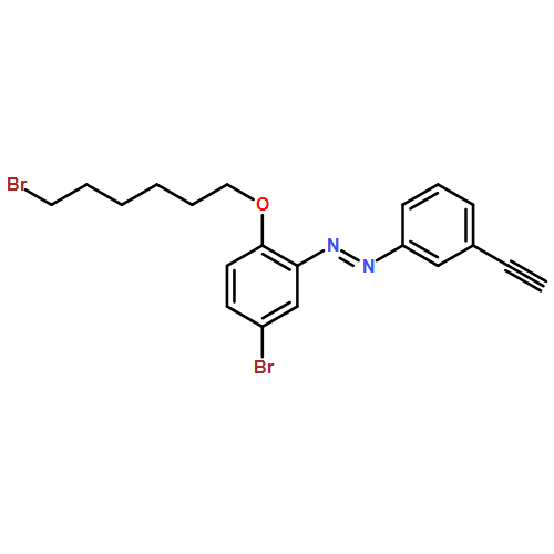 Diazene, 1-[5-bromo-2-[(6-bromohexyl)oxy]phenyl]-2-(3-ethynylphenyl)- 