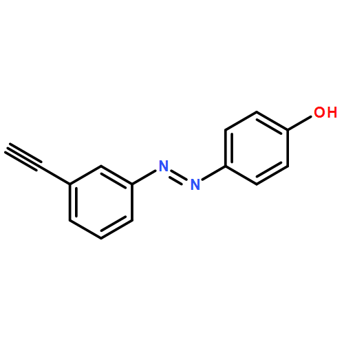 Phenol, 4-[(1E)-2-(3-ethynylphenyl)diazenyl]- 