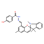 Benzoic acid, 4-hydroxy-, 2-[(1',3'-dihydro-1',3',3',6-tetramethylspiro[2H-1-benzopyran-2,2'-[2H]indol]-8-yl)methylene]hydrazide 