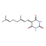 2,4,6(1H,3H,5H)-Pyrimidinetrione, 5-(3,7-dimethyl-2,6-octadien-1-ylidene)- 