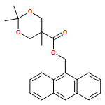 1,3-Dioxane-5-carboxylic acid, 2,2,5-trimethyl-, 9-anthracenylmethyl ester 