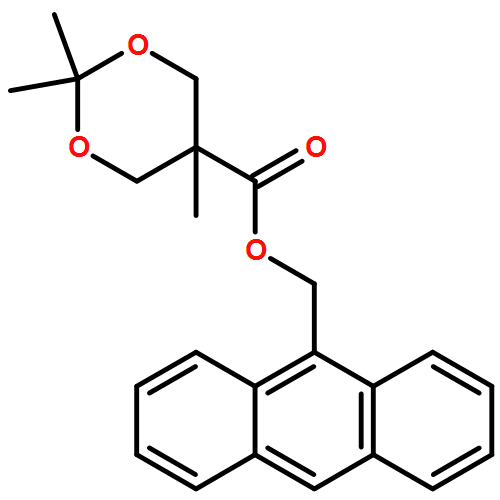 1,3-Dioxane-5-carboxylic acid, 2,2,5-trimethyl-, 9-anthracenylmethyl ester 