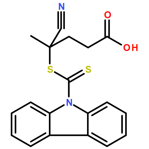 Pentanoic acid, 4-[(9H-carbazol-9-ylthioxomethyl)thio]-4-cyano- 