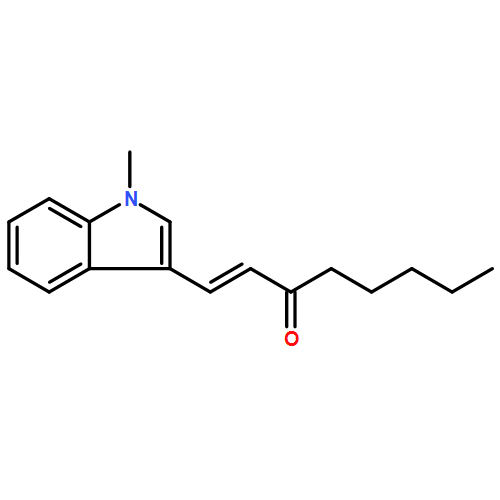 1-Octen-3-one, 1-(1-methyl-1H-indol-3-yl)-, (1E)- 