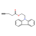 4-Pentynoic acid, 2-(9H-carbazol-9-yl)ethyl ester 