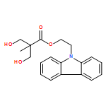 Propanoic acid, 3-hydroxy-2-(hydroxymethyl)-2-methyl-, 2-(9H-carbazol-9-yl)ethyl ester 