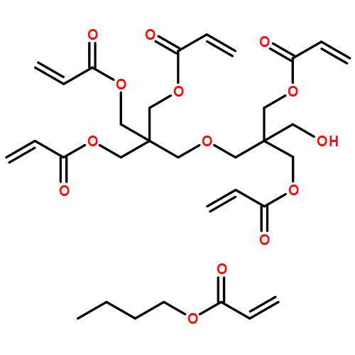 2-Propenoic acid, 1,1'-[2-[[3-hydroxy-2,2-bis[[(1-oxo-2-propen-1-yl)oxy]methyl]propoxy]methyl]-2-[[(1-oxo-2-propen-1-yl)oxy]methyl]-1,3-propanediyl] ester, polymer with butyl 2-propenoate 
