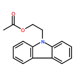 9H-Carbazole-9-ethanol, 9-acetate 