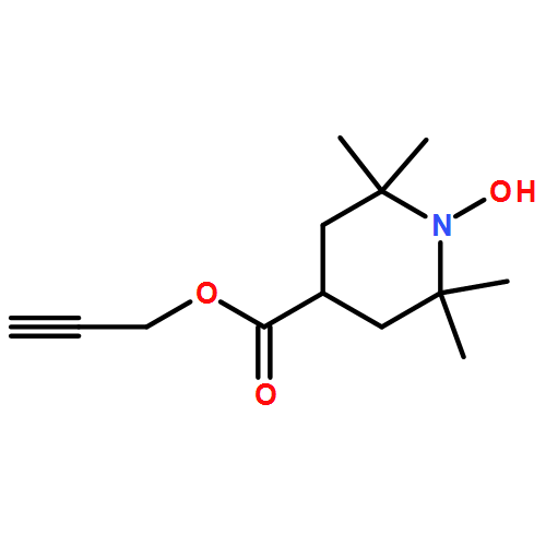 1-Piperidinyloxy, 2,2,6,6-tetramethyl-4-[(2-propyn-1-yloxy)carbonyl]- 