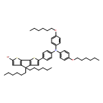 Benzenamine, 4-(6-bromo-4,4-dihexyl-4H-cyclopenta[2,1-b:3,4-b']dithen-2-yl)-N,N-bis[4-(hexyloxy)phenyl]- 