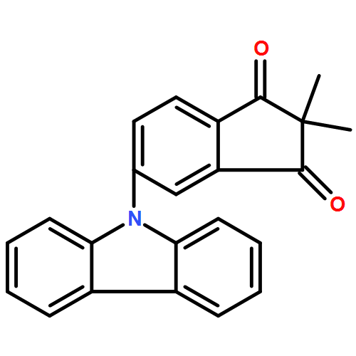 1H-Indene-1,3(2H)-dione, 5-(9H-carbazol-9-yl)-2,2-dimethyl- 