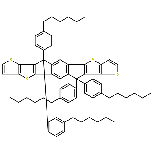 Dithieno[2,3-d:2',3'-d']-s-indaceno[1,2-b:5,6-b']dithiophene, 6,6,12,12-tetrakis(4-hexylphenyl)-6,12-dihydro- 