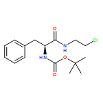 Carbamic acid, N-[(1S)-2-[(2-chloroethyl)amino]-2-oxo-1-(phenylmethyl)ethyl]-, 1,1-dimethylethyl ester 