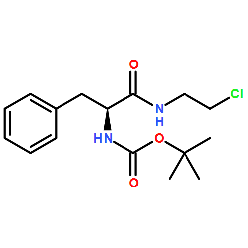 Carbamic acid, N-[(1S)-2-[(2-chloroethyl)amino]-2-oxo-1-(phenylmethyl)ethyl]-, 1,1-dimethylethyl ester 