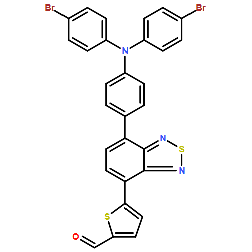 2-Thiophenecarboxaldehyde, 5-[7-[4-[bis(4-bromophenyl)amino]phenyl]-2,1,3-benzothiadiazol-4-yl]- 