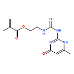 2-Propenoic acid, 2-methyl-, 2-[[[(1,6-dihydro-4-methyl-6-oxo-2-pyrimidinyl)amino]carbonyl]amino]ethyl ester 