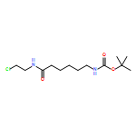 Carbamic acid, [6-[(2-chloroethyl)amino]-6-oxohexyl]-, 1,1-dimethylethyl ester (9CI) 