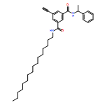 1,3-Benzenedicarboxamide, 5-ethynyl-N1-hexadecyl-N3-[(1S)-1-phenylethyl]-