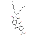 1H-Naphth[2,3-e]isoindole-1,3,6,11(2H)-tetrone, 2-(1-hexylheptyl)-8-nitro-