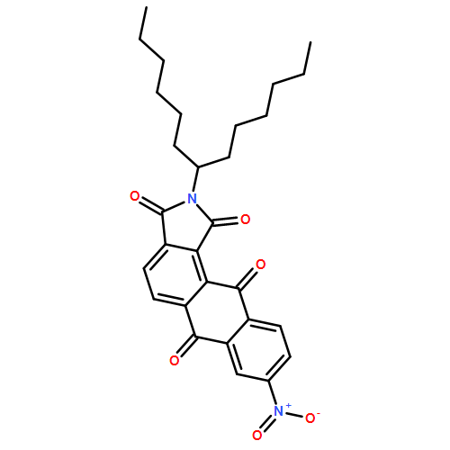 1H-Naphth[2,3-e]isoindole-1,3,6,11(2H)-tetrone, 2-(1-hexylheptyl)-8-nitro-