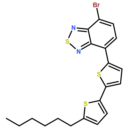 2,1,3-Benzothiadiazole, 4-bromo-7-(5'-hexyl[2,2'-bithiophen]-5-yl)-
