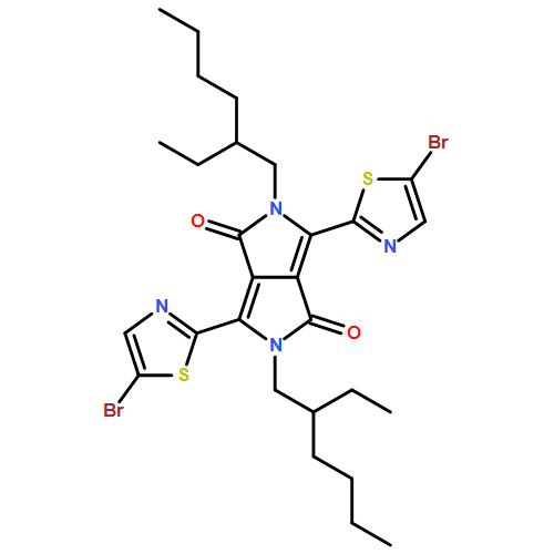 Pyrrolo[3,4-c]pyrrole-1,4-dione, 3,6-bis(5-bromo-2-thiazolyl)-2,5-bis(2-ethylhexyl)-2,5-dihydro-