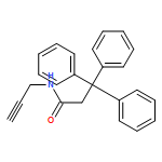 Benzenepropanamide, β,β-diphenyl-N-2-propyn-1-yl-