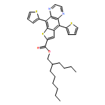 Thieno[2,3-g]quinoxaline-7-carboxylic acid, 5,9-di-2-thienyl-, 2-butyloctyl ester 