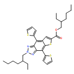 2H-Thieno[2,3-f]benzotriazole-6-carboxylic acid, 2-(2-ethylhexyl)-4,8-di-2-thienyl-, 2-ethylhexyl ester 