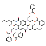 Benzo[lmn][3,8]phenanthroline-1,3,6,8(2H,7H)-tetrone, 4,9-bis[bis[2-(benzoyloxy)ethyl]amino]-2,7-bis(2-ethylhexyl)- 