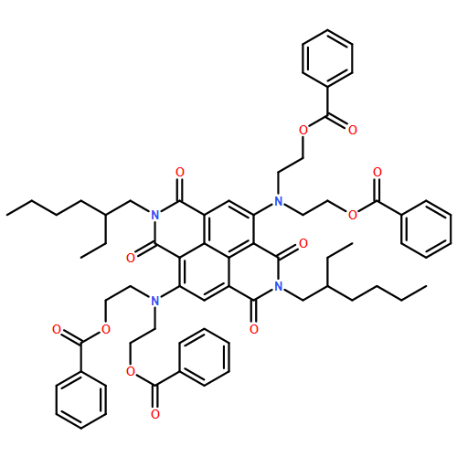 Benzo[lmn][3,8]phenanthroline-1,3,6,8(2H,7H)-tetrone, 4,9-bis[bis[2-(benzoyloxy)ethyl]amino]-2,7-bis(2-ethylhexyl)- 