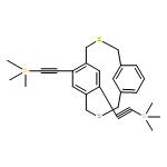 3,11-Dithiatricyclo[11.2.2.15,9]octadeca-5,7,9(18),13,15,16-hexaene, 14,16-bis[2-(trimethylsilyl)ethynyl]- 