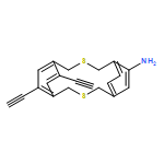 3,10-Dithiatricyclo[10.2.2.25,8]octadeca-5,7,12,14,15,17-hexaen-6-amine, 14,16-diethynyl- 