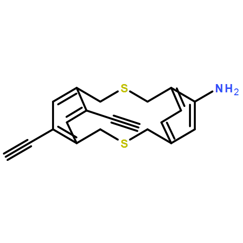 3,10-Dithiatricyclo[10.2.2.25,8]octadeca-5,7,12,14,15,17-hexaen-6-amine, 14,16-diethynyl- 