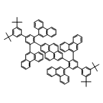 Pyrene, 2,7-bis[3',5'-bis(1,1-dimethylethyl)-3,5-di-9-phenanthrenyl[1,1'-biphenyl]-4-yl]- 