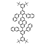 Pyrene, 2,7-bis[3',5'-bis(1,1-dimethylethyl)-3,5-di-2-naphthalenyl[1,1'-biphenyl]-4-yl]- 