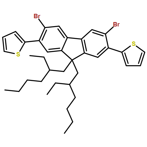 Thiophene, 2,2'-[3,6-dibromo-9,9-bis(2-ethylhexyl)-9H-fluorene-2,7-diyl]bis- 